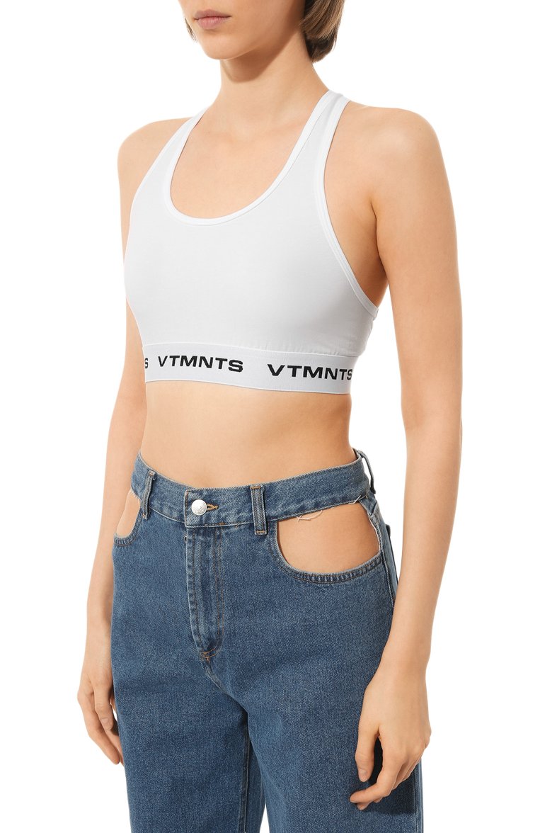 Хлопковый топ VTMNTS, арт. VL16AT300W, фото 3