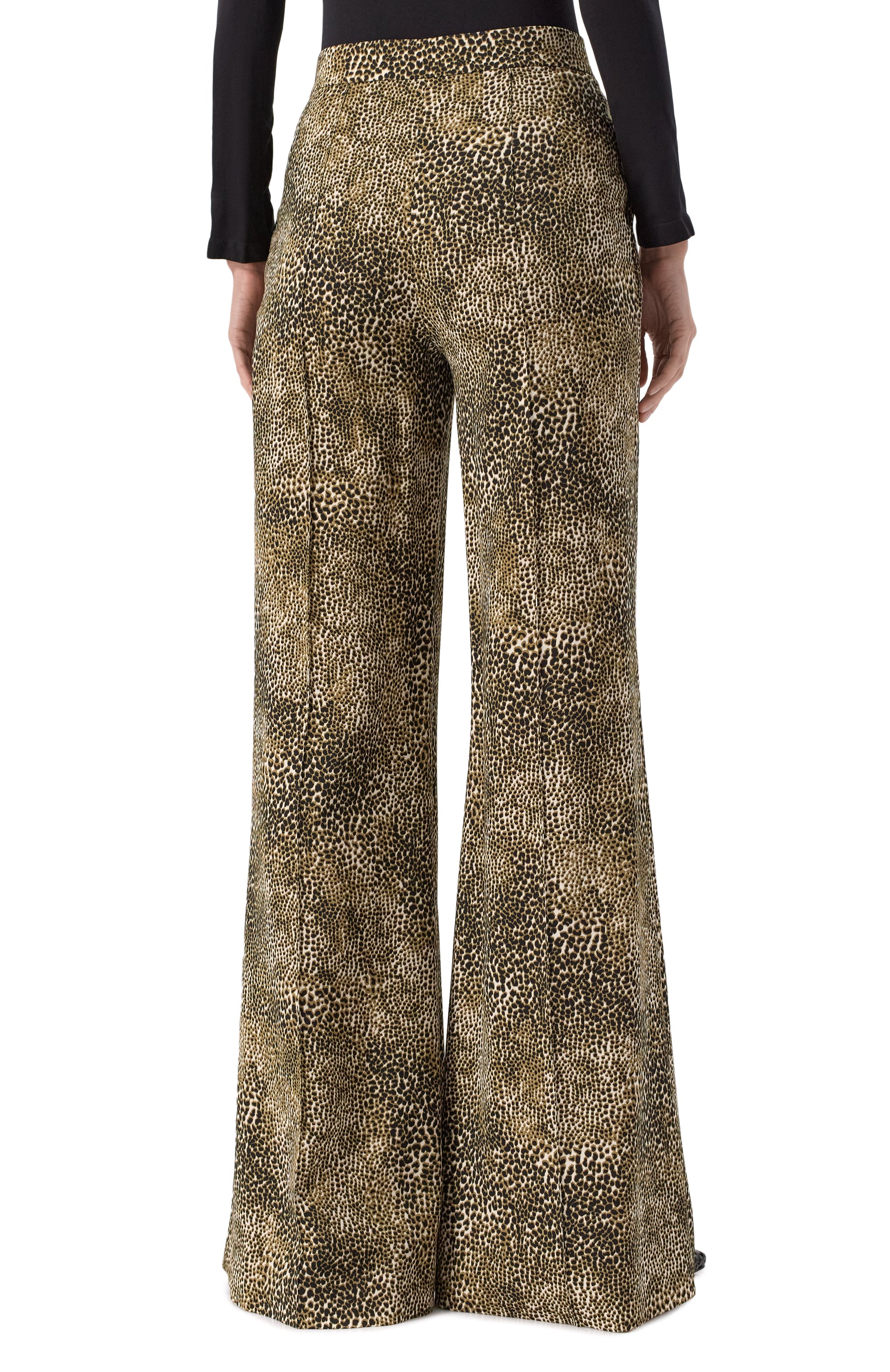 Брюки из вискозы и шелка ELIE SAAB леопардового цвета по цене 150500 руб., арт. P0108PS25/CD015, фото 4 Брюки из вискозы и шелка ELIE SAAB, арт. P0108PS25/CD015, фото 4