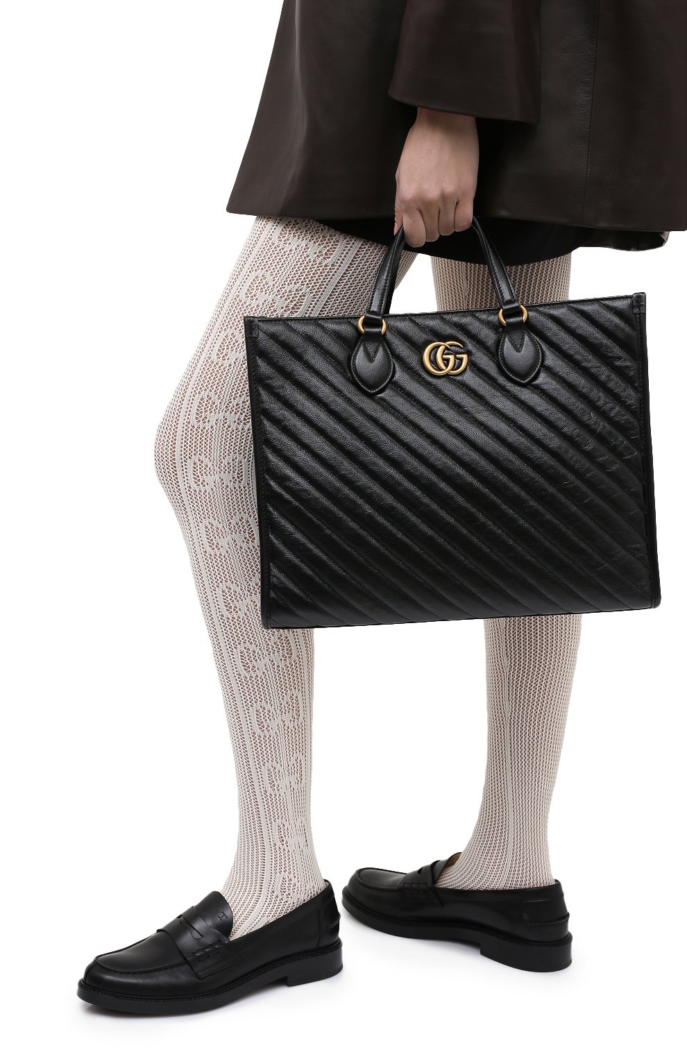 Сумка-шопер gg marmont GUCCI, арт. 627332/00LFT, фото 2