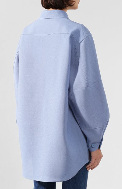 Рубашка из смеси шелка и хлопка JACQUEMUS, арт. 193SH06/15330, фото 4