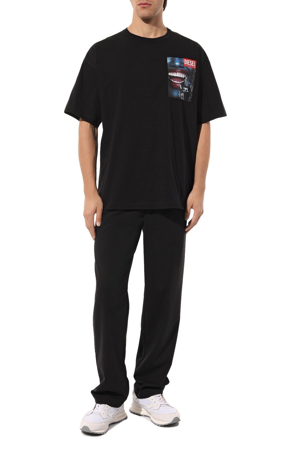 Хлопковая футболка DIESEL, арт. A12480/0PATI, фото 2