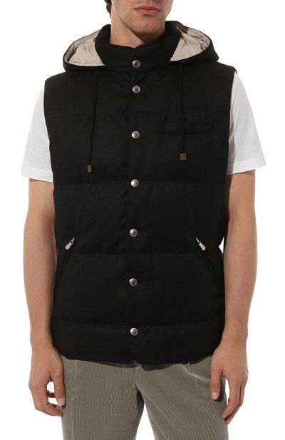 Пуховый жилет BRUNELLO CUCINELLI, арт. ME2261162, фото 3