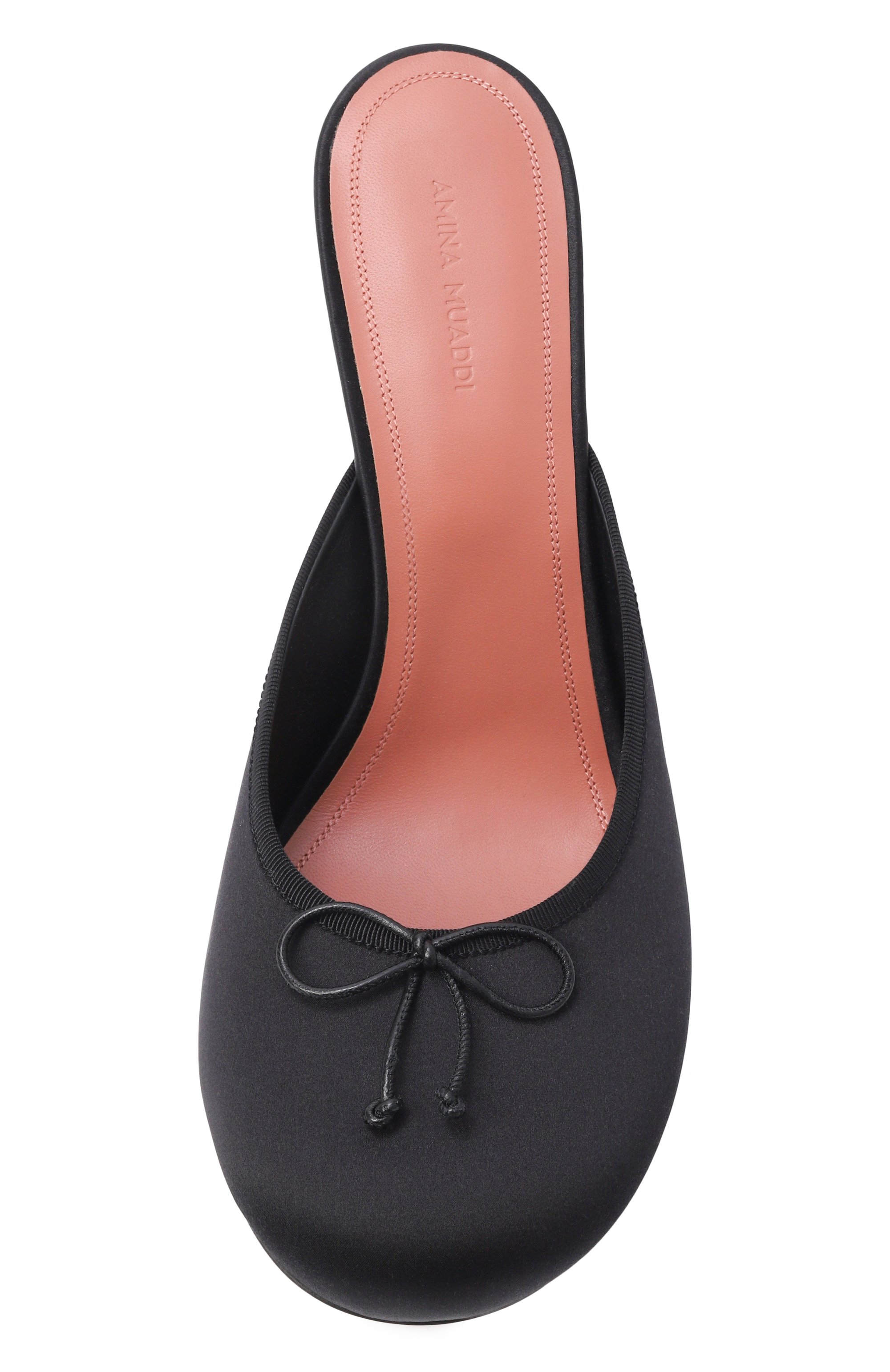 Атласные мюли lila 95 AMINA MUADDI, арт. LILA SLIPPER 95/SATIN, фото 6