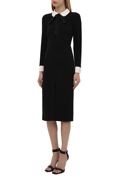 Платье REDVALENTINO черного цвета по цене 79450 руб., арт. WR0VABV5/691, фото 3 Платье REDVALENTINO, арт. WR0VABV5/691, фото 3