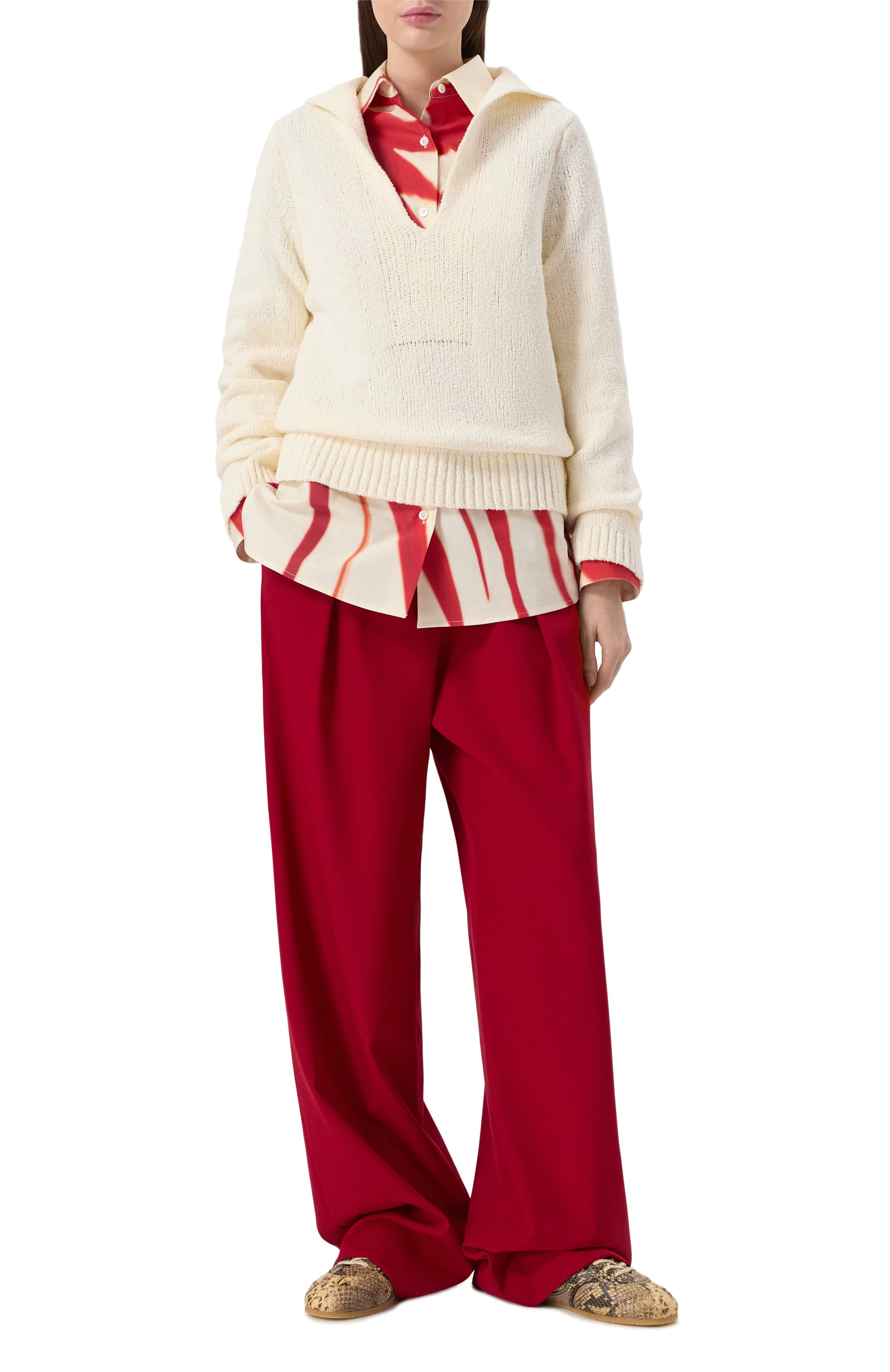 Шерстяные брюки DRIES VAN NOTEN, арт. 251-010921-1063, фото 2