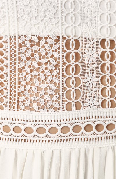 Платье-макси с плиссированной юбкой и кружевным лифом SELF-PORTRAIT, арт. SP16-043L, фото 5