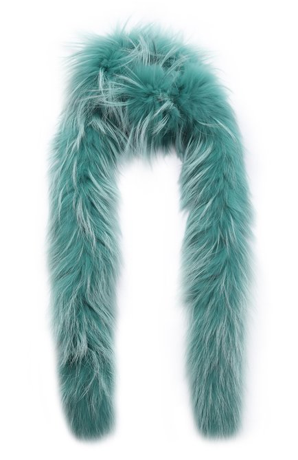 Женский меховой шарф из песца PRADA, арт. 167334-N30-F0194