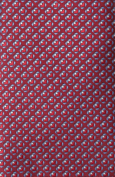 Шелковый галстук CANALI красного цвета по цене 18500 руб., арт. 18/HJ04189, фото 4 Шелковый галстук CANALI, арт. 18/HJ04189, фото 4