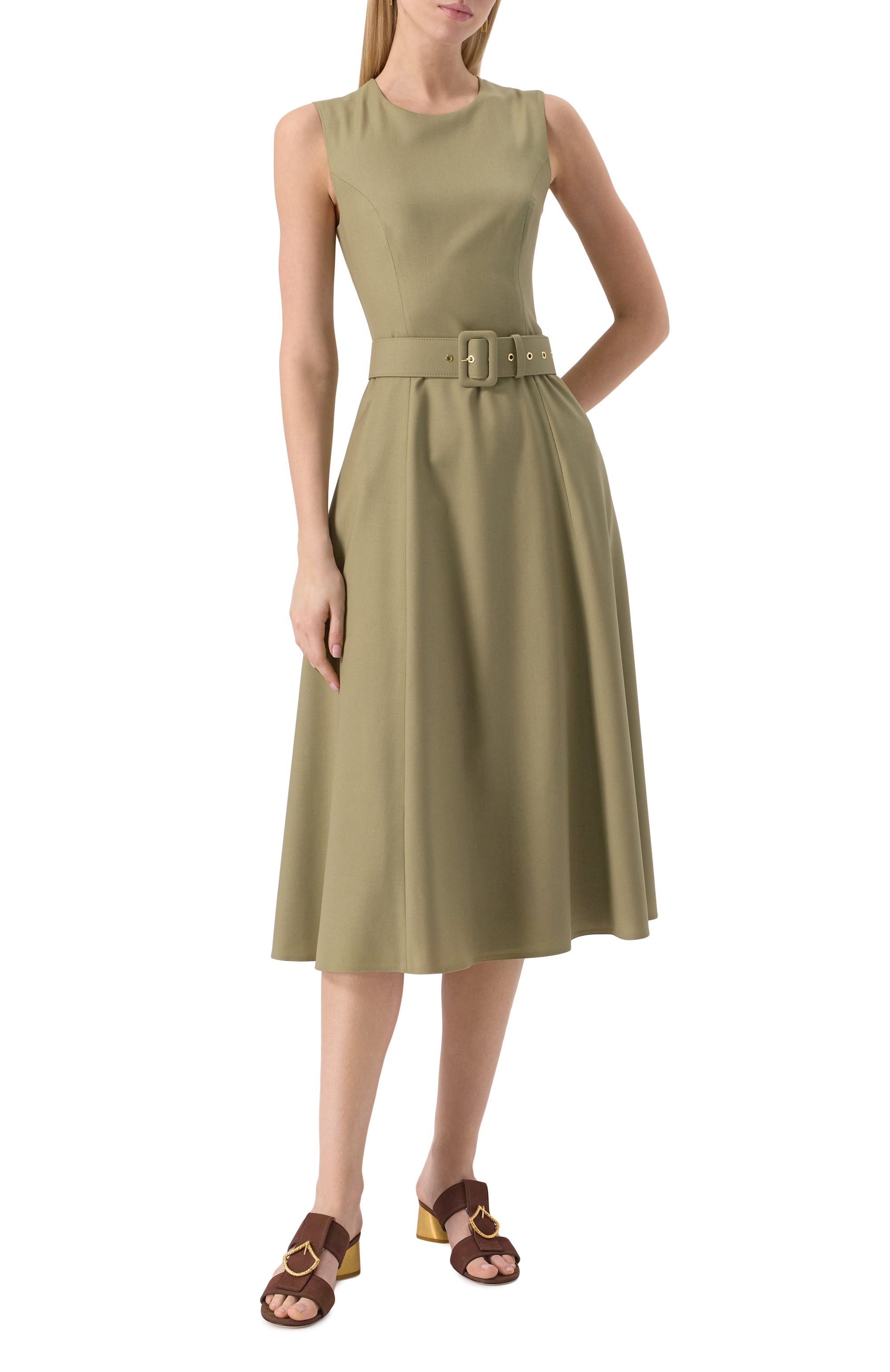 Замшевые мюли sea scale SERGIO ROSSI, арт. B11490/MMVM01, фото 2