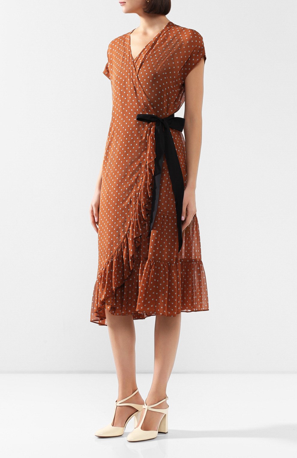 Шелковое платье DRIES VAN NOTEN, арт. 201-11045-9410, фото 3