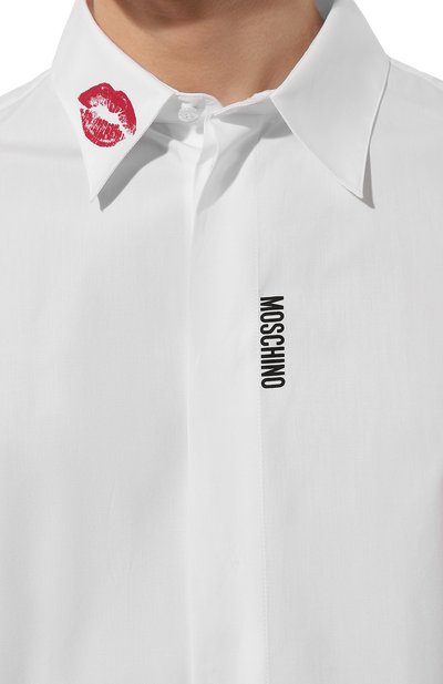 Хлопковая рубашка MOSCHINO, арт. A0201/5235, фото 5