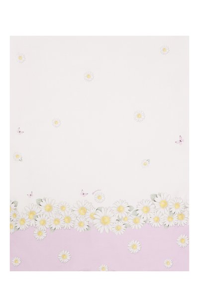 Хлопковое одеяло MONNALISA белого цвета по цене 14950 руб., арт. 35C012, фото 3 Хлопковое одеяло MONNALISA, арт. 35C012, фото 3