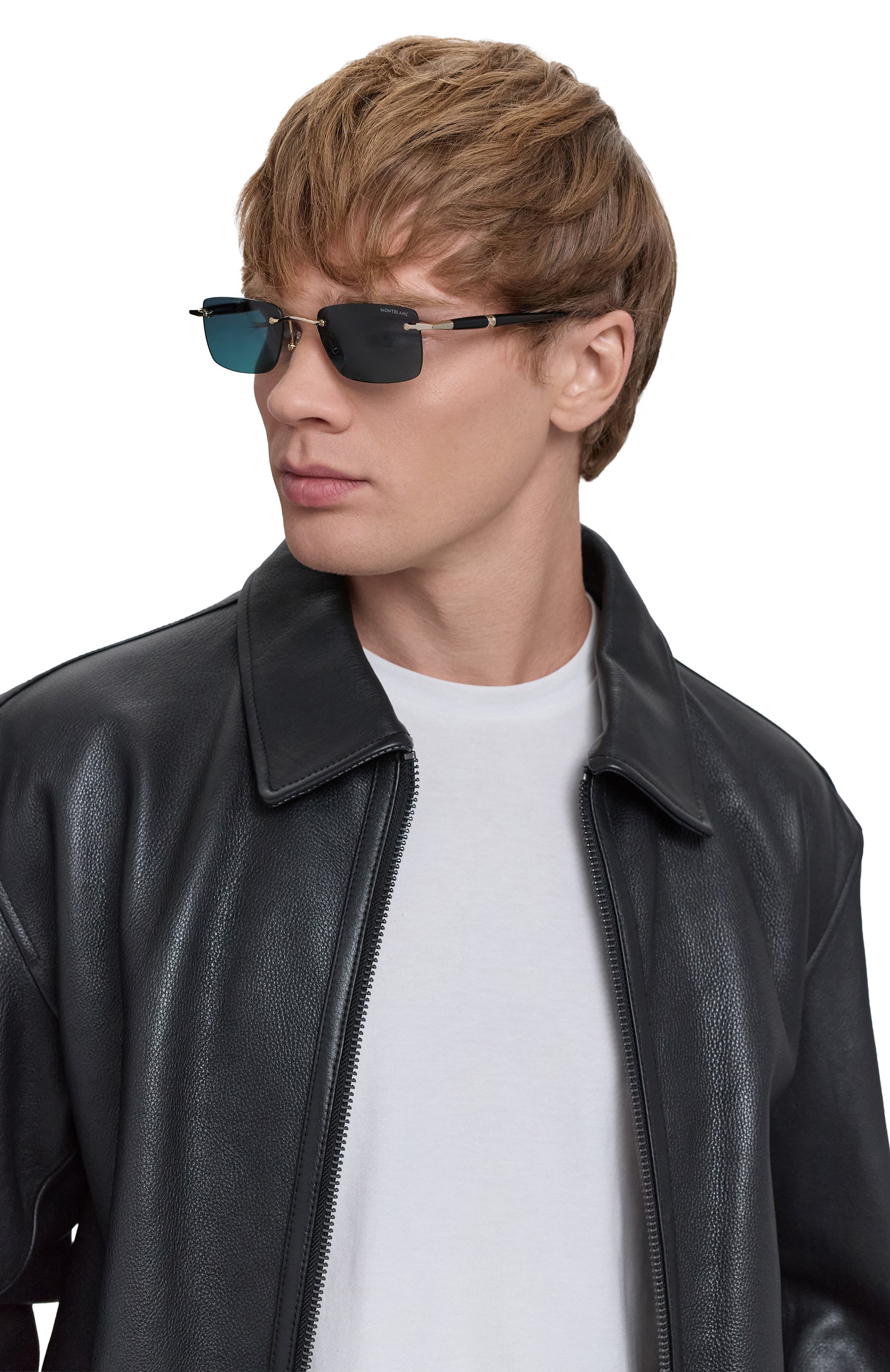 Солнцезащитные очки MONTBLANC зеленого цвета по цене 46950 руб., арт. MB0344S 008, фото 2 Солнцезащитные очки MONTBLANC, арт. MB0344S 008, фото 2