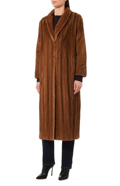 Шуба из меха норки GIULIA GURMAN, арт. CJ24642130G5, фото 3