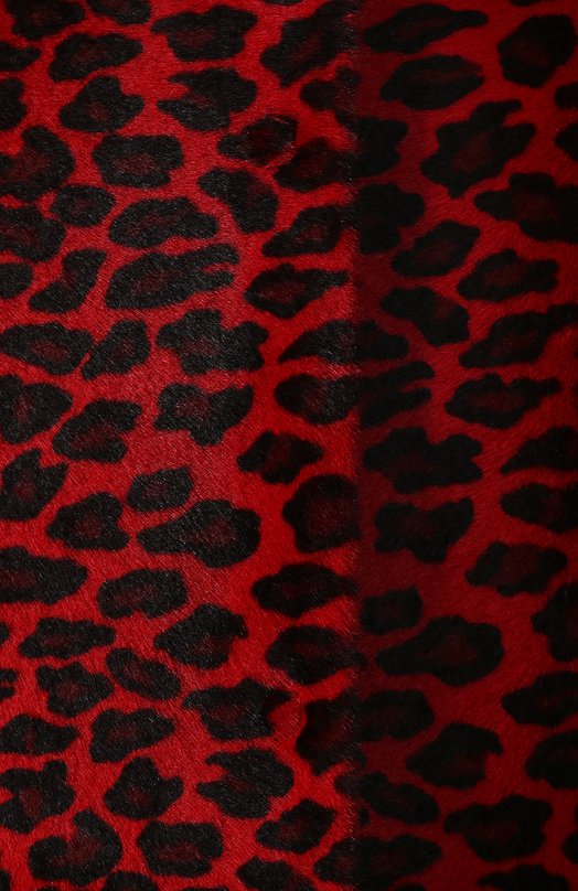 Меховое пальто DROMe Красный, фото 5