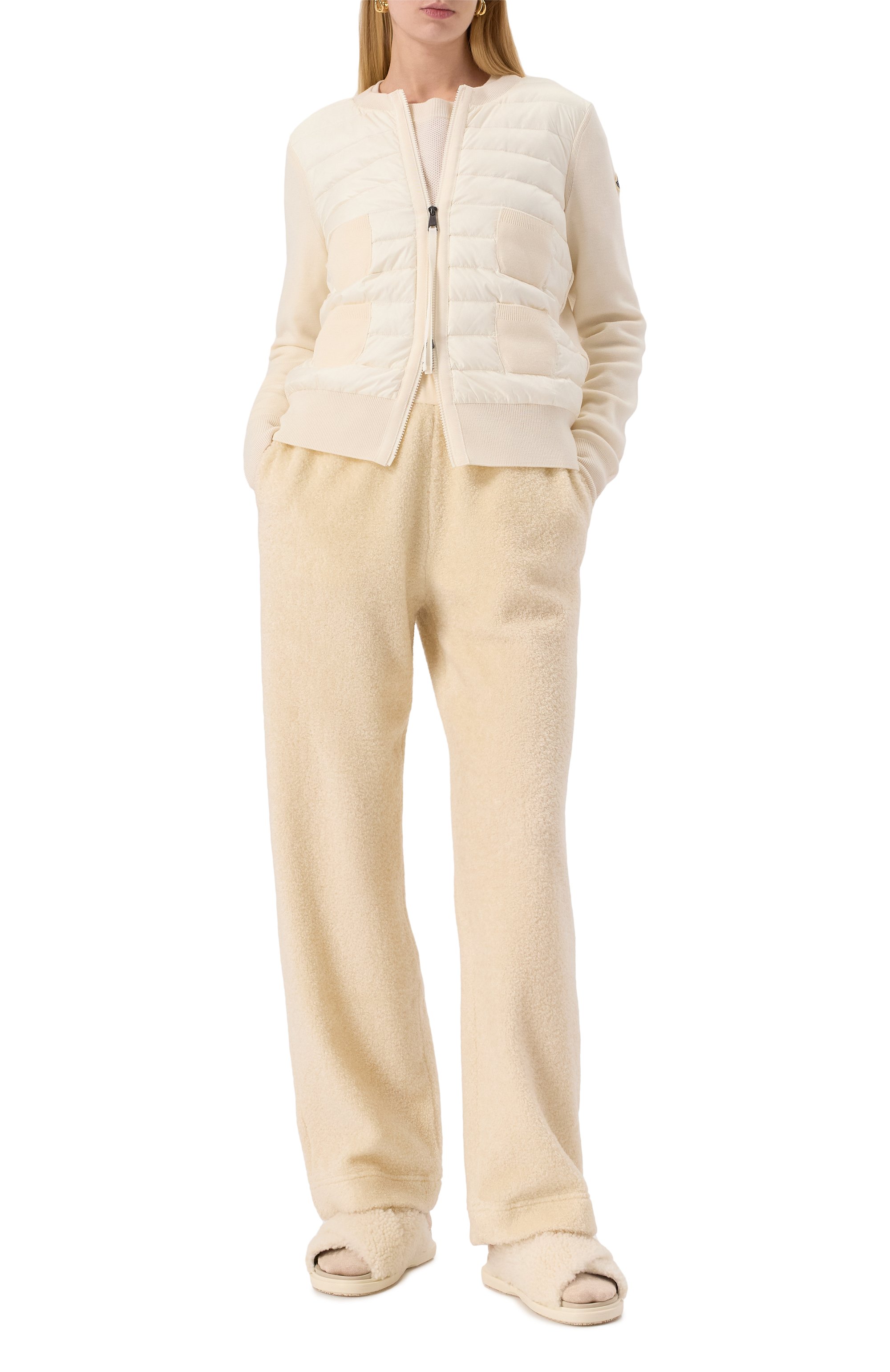 Комбинированный кардиган MONCLER, арт. 9B510-00-A9018, фото 2