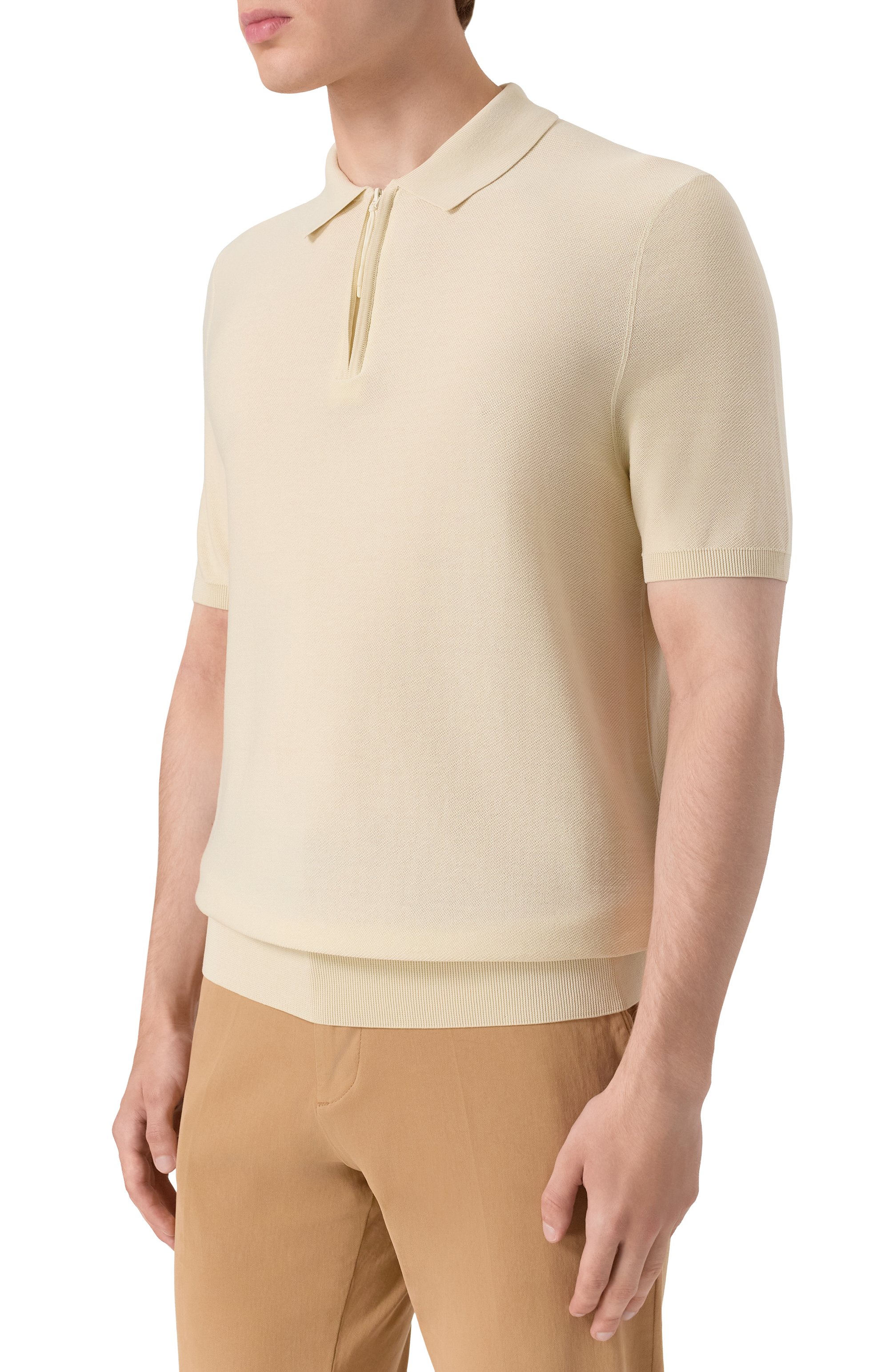 Хлопковое поло BOSS, арт. 50543149, фото 3