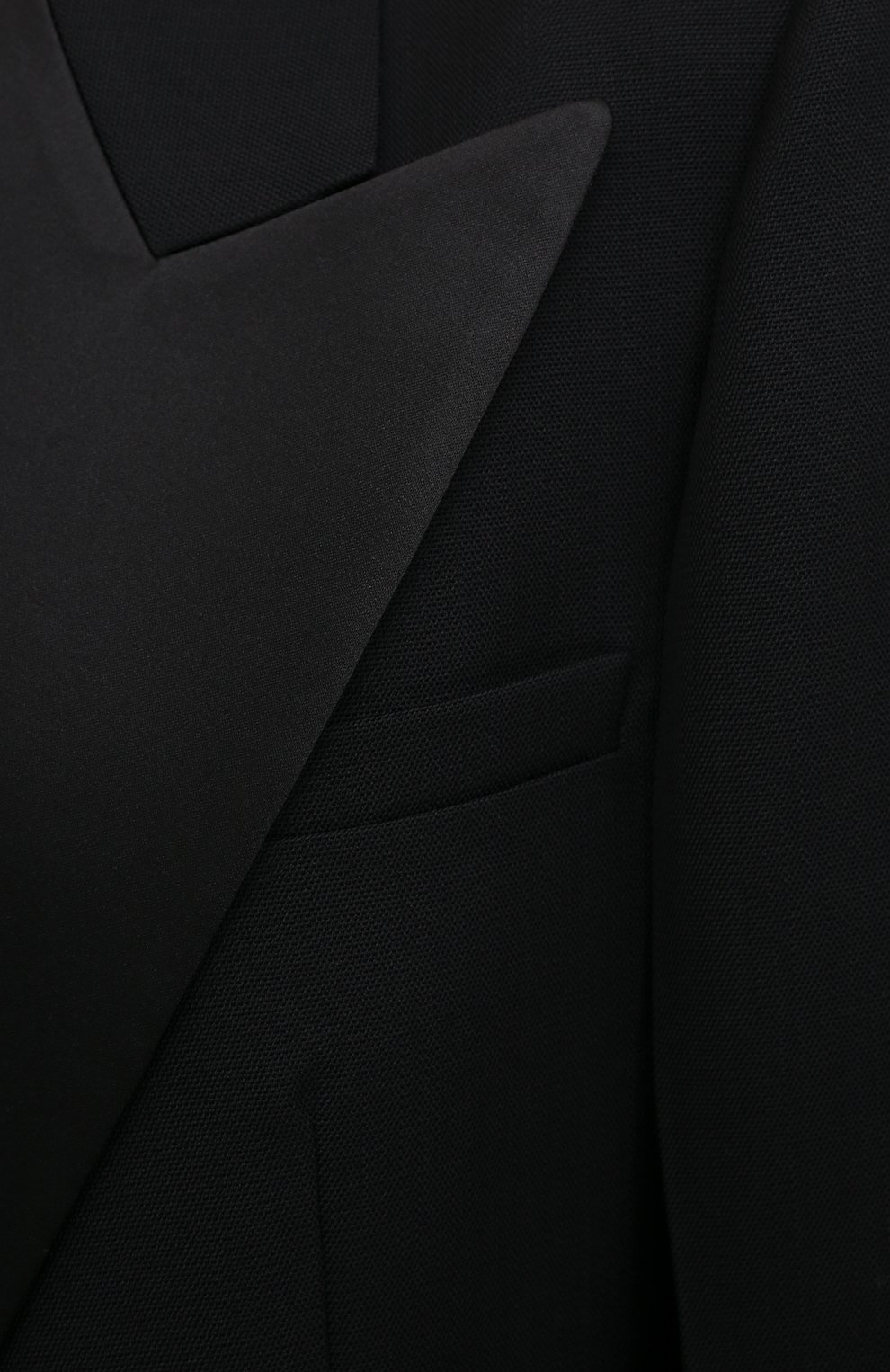 Шерстяной жакет VICTORIA BECKHAM черного цвета по цене 175000 руб., арт. 1221WJK002491A, фото 5 Шерстяной жакет VICTORIA BECKHAM, арт. 1221WJK002491A, фото 5