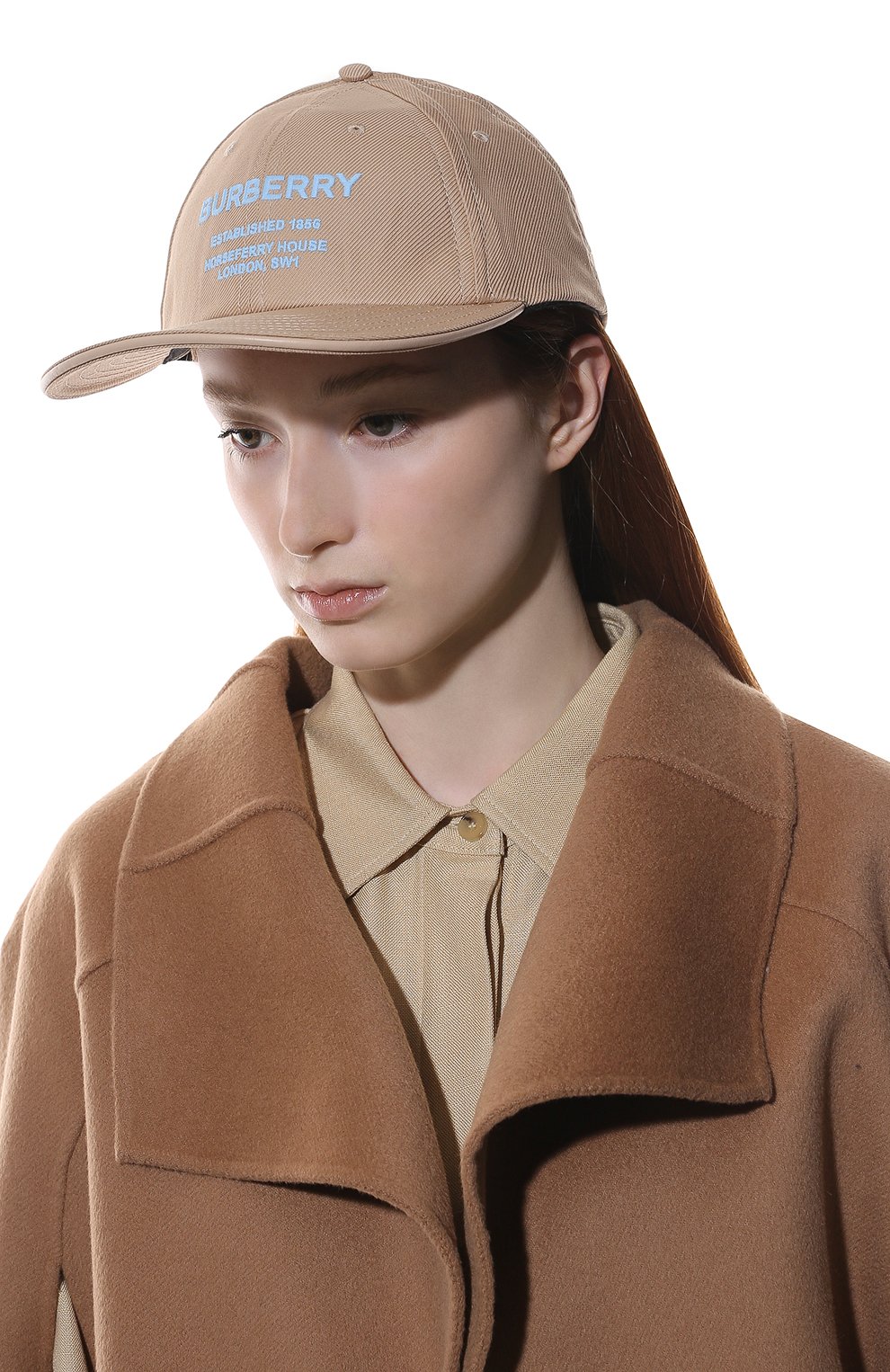 Хлопковая бейсболка BURBERRY, арт. 8048729, фото 2