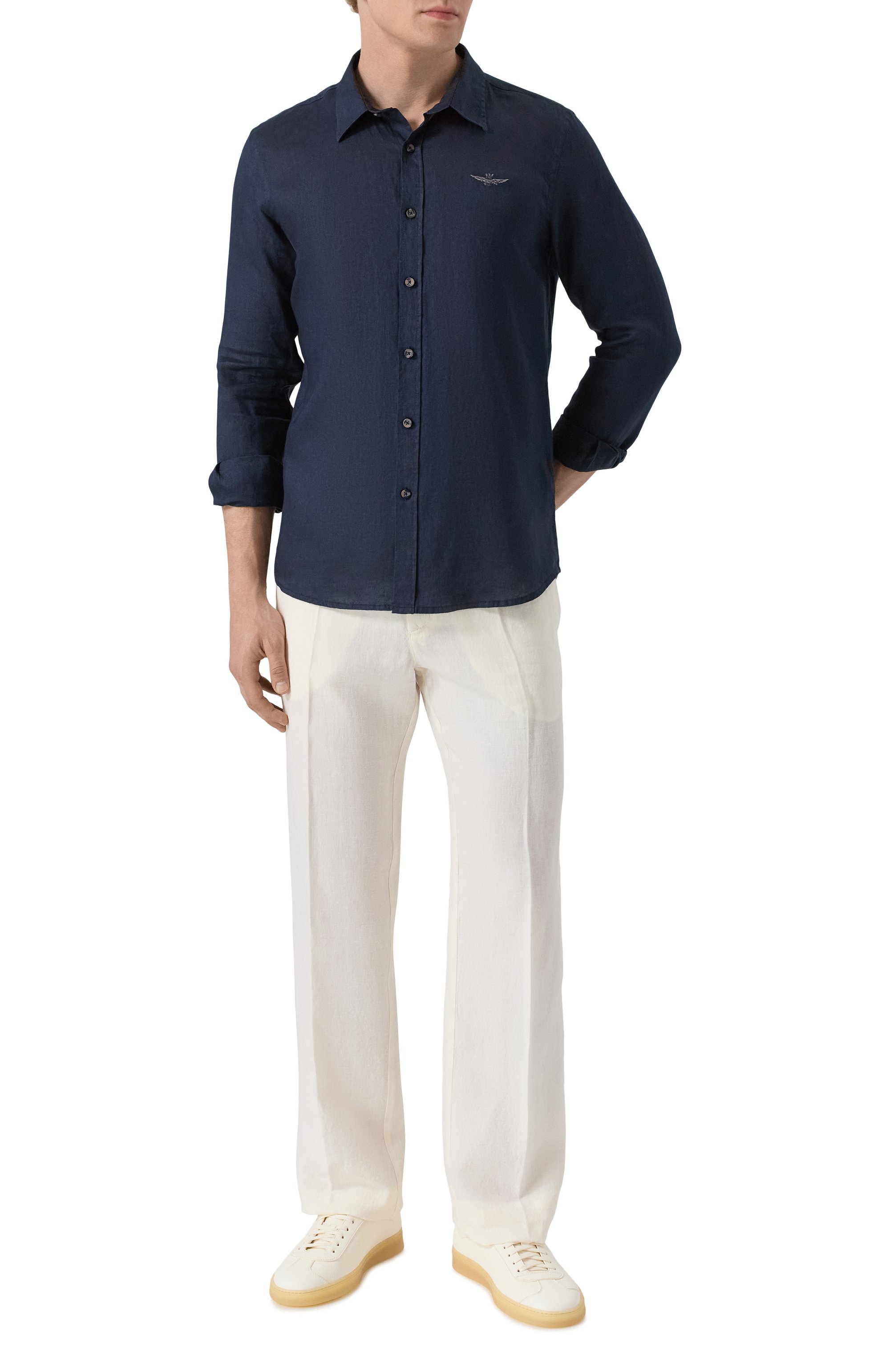 Льняная рубашка AERONAUTICA MILITARE, арт. CA1239CT3089, фото 2