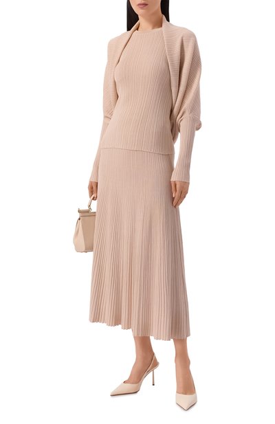 Женский кардиган из хлопка и шелка AGNONA, арт. KM09010E/7Q180PE