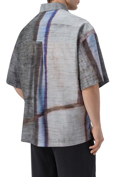 Рубашка из хлопка и шелка GIORGIO ARMANI, арт. GM003727/TE21684, фото 4