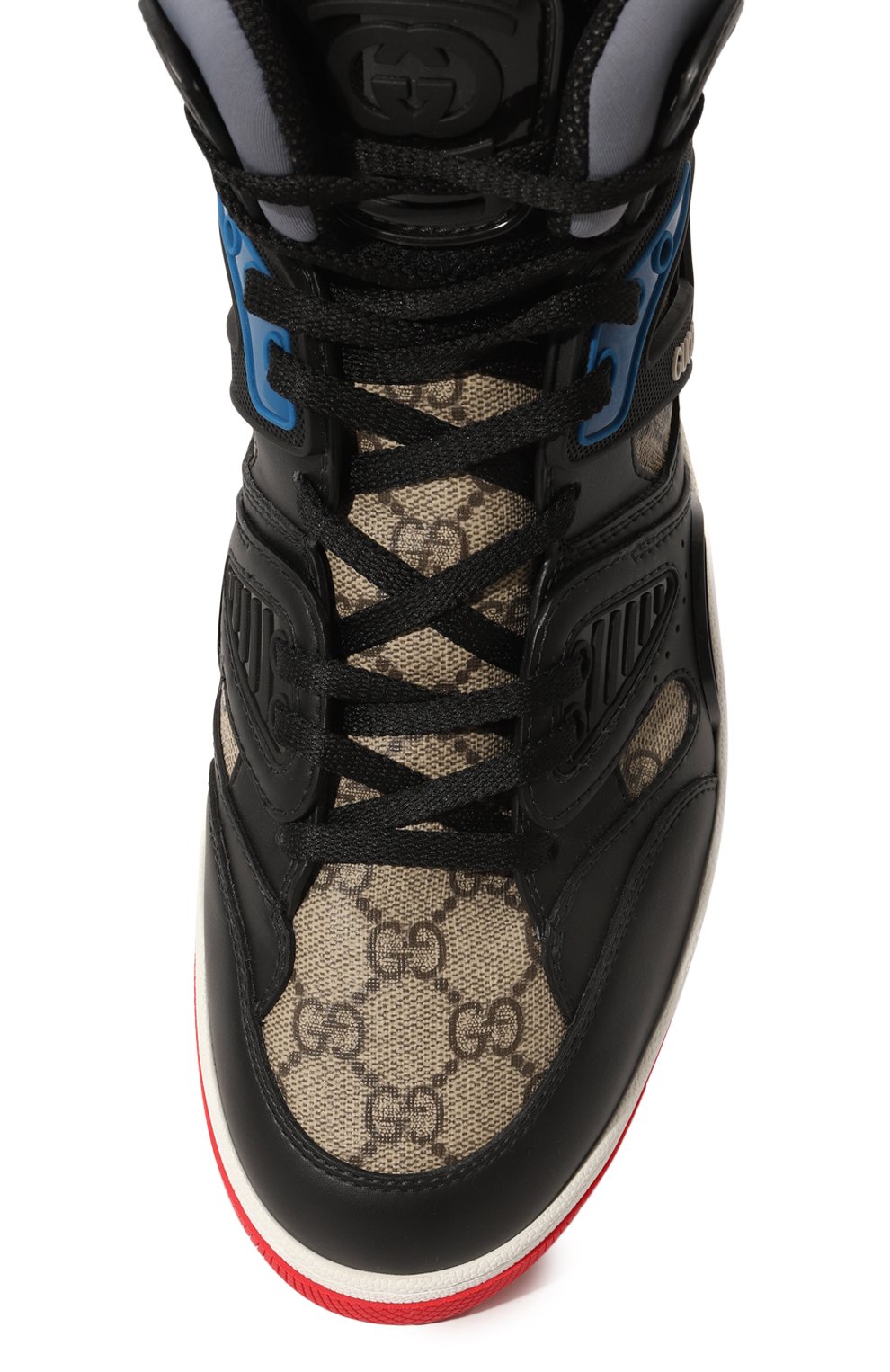 Комбинированные кеды basket GUCCI, арт. 673077 2SHG0, фото 6