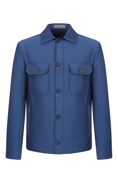 Мужская шерстяная куртка-рубашка CORNELIANI, арт. 25LI22-2518187