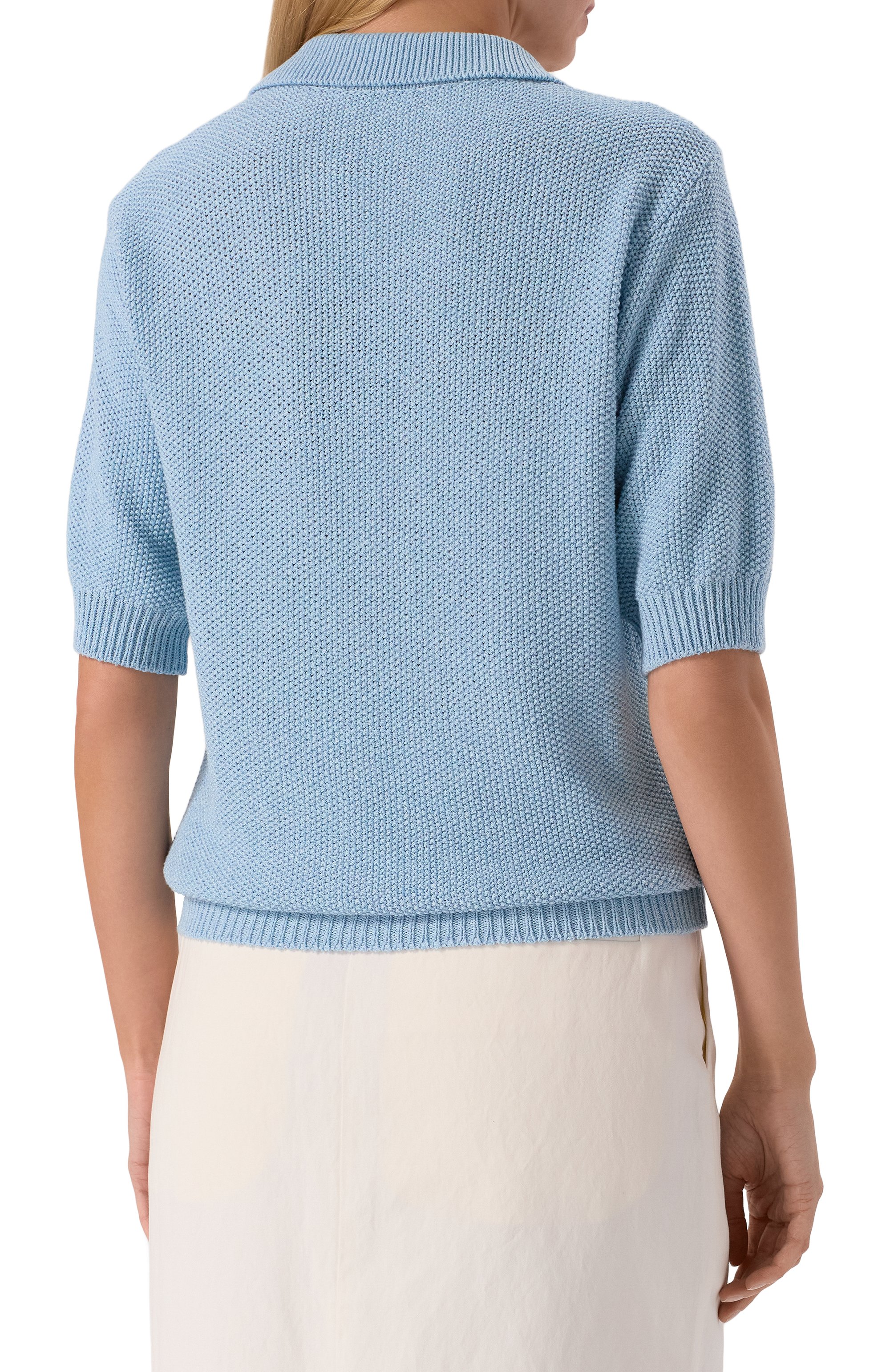 Поло из шелка и хлопка MVST, арт. WS61-259MU, фото 4