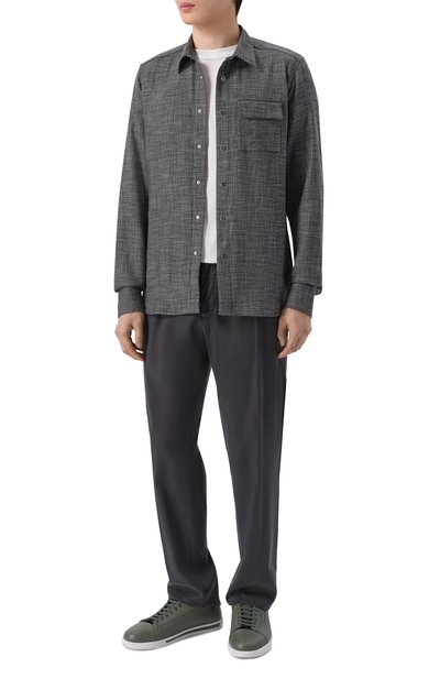 Мужские брюки из лиоцелла KITON, арт. UP1LACRK0609H