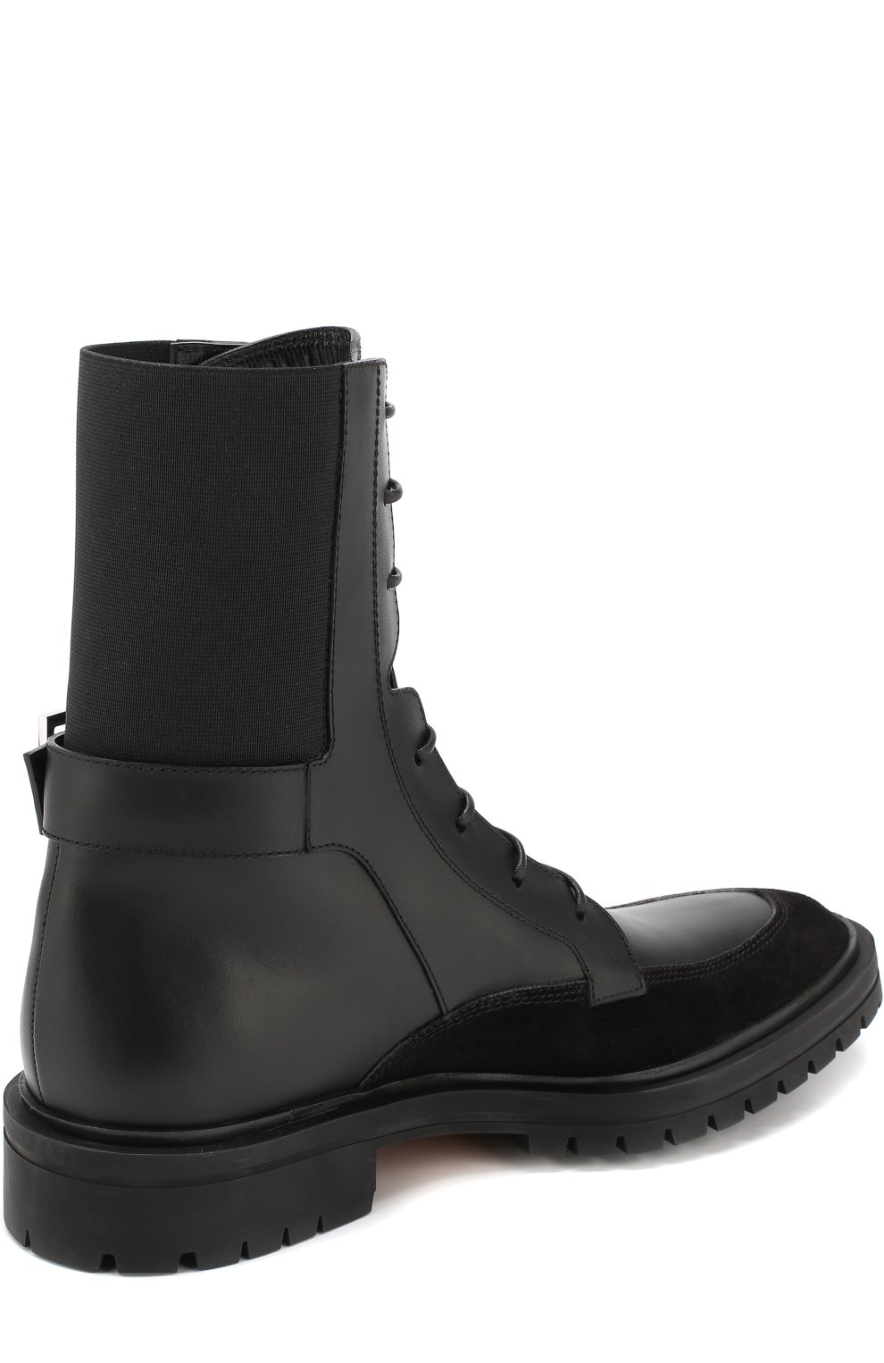 Комбинированные ботинки на шнуровке GIVENCHY, арт. BE600TE06G, фото 4