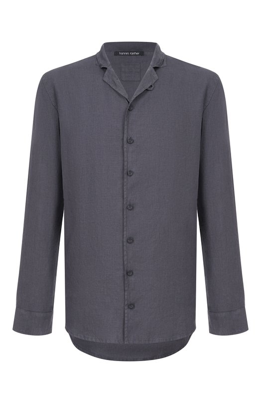 Льняная рубашка Hannes Roether ES29RA.601 Серый ES29RA.601