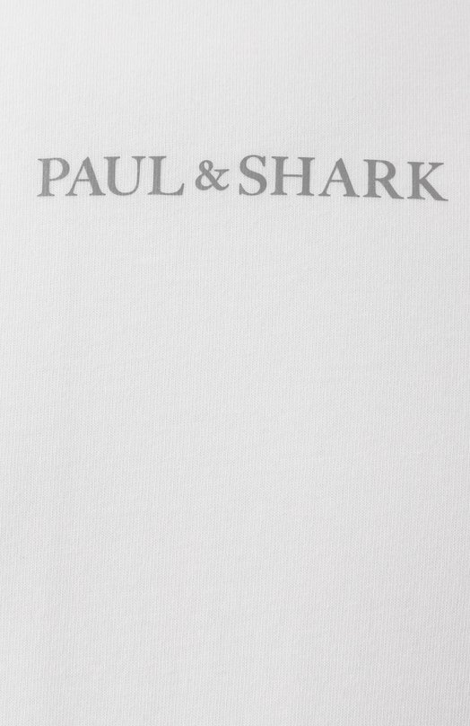 Хлопковая футболка Paul&Shark 25411088/L Белый  25411088/L Фото 6