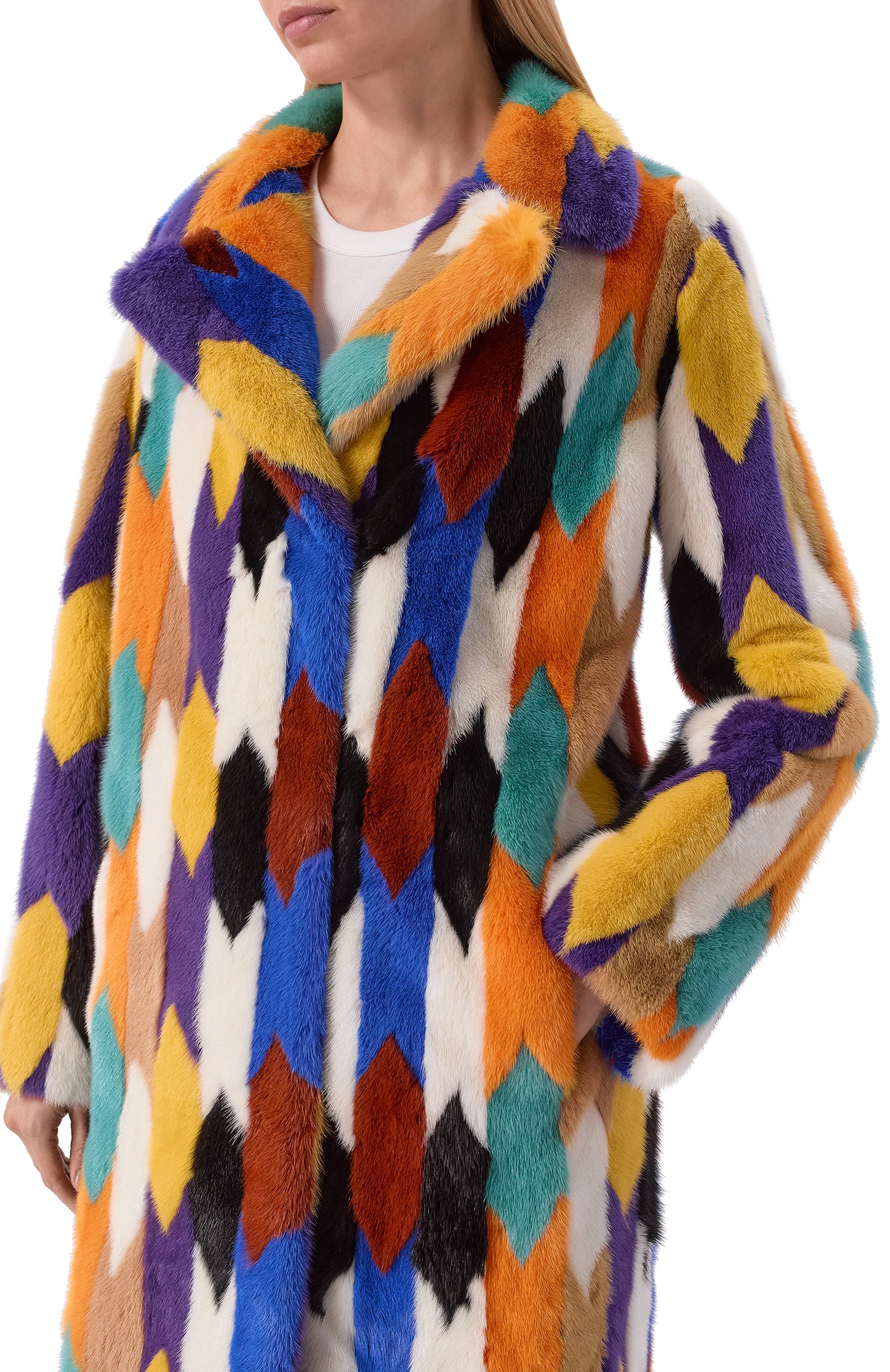Шуба из норки MISSONI, арт. I17.MD.208442, фото 5