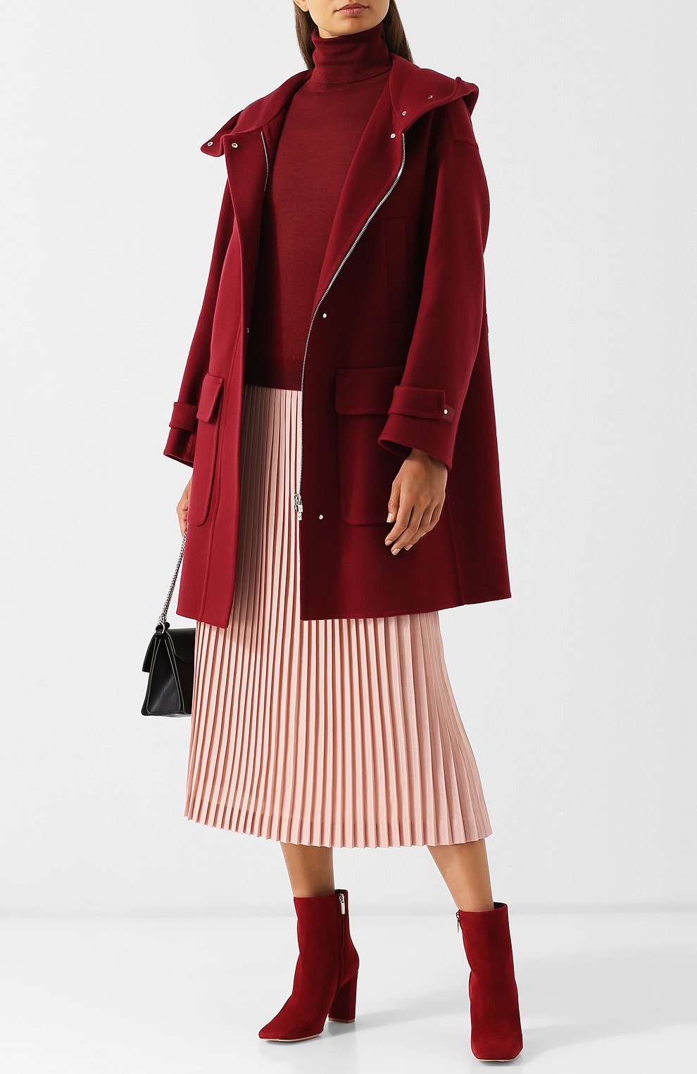 Кашемировое пальто с капюшоном и накладными карманами LORO PIANA, арт. FAI2824, фото 2