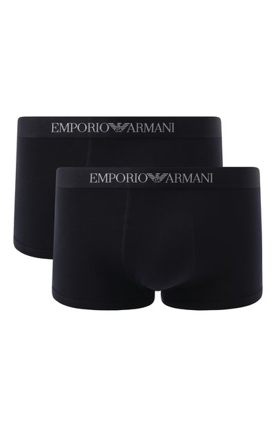 Мужские комплект из двух хлопковых боксеров EMPORIO ARMANI, арт. 111613/CC722