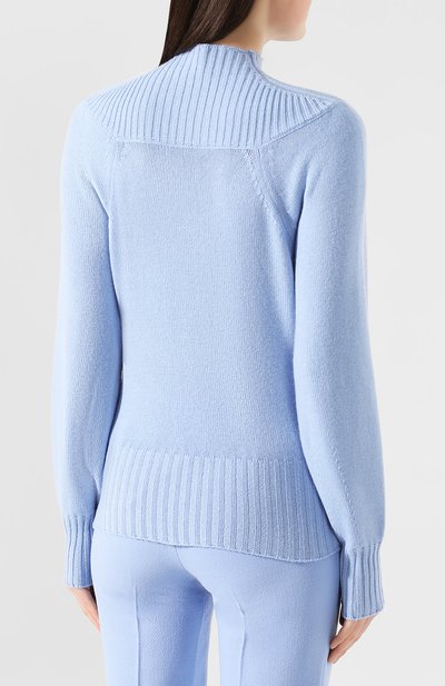 Кашемировый свитер EMILIO PUCCI синего цвета по цене 99500 руб., арт. 0EKM10/0E981, фото 4 Кашемировый свитер EMILIO PUCCI, арт. 0EKM10/0E981, фото 4