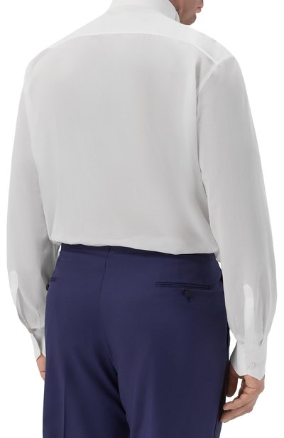 Хлопковая сорочка STEFANO RICCI белого цвета по цене 110000 руб., арт. TX004904/A10A, фото 4 Хлопковая сорочка STEFANO RICCI, арт. TX004904/A10A, фото 4