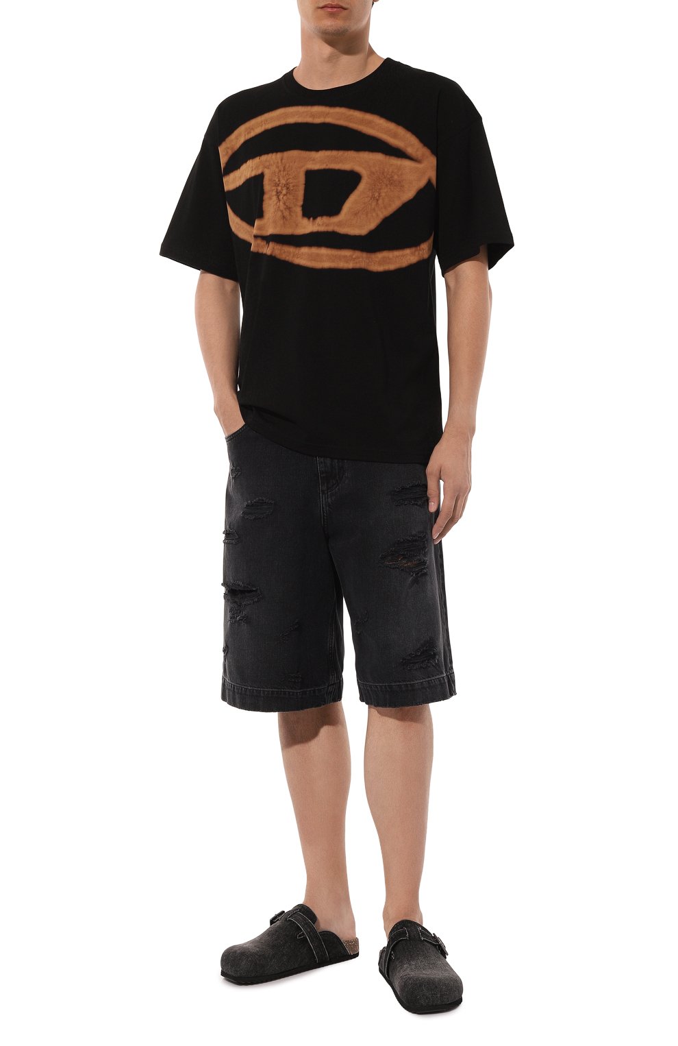 Хлопковая футболка DIESEL, арт. A14872/0QKAS, фото 2