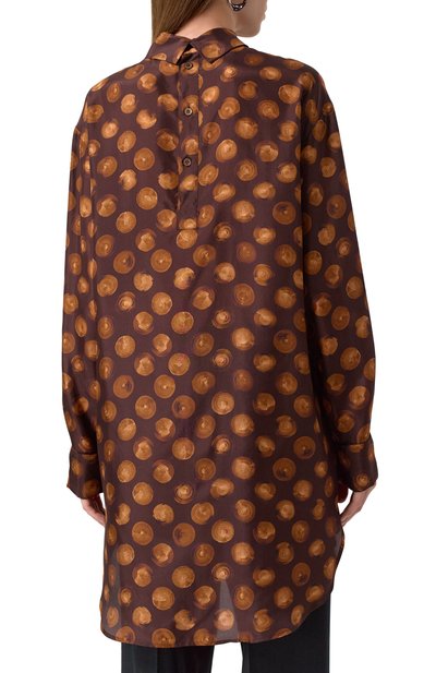 Атласная блузка DRIES VAN NOTEN, арт. 242-010702-9156, фото 4