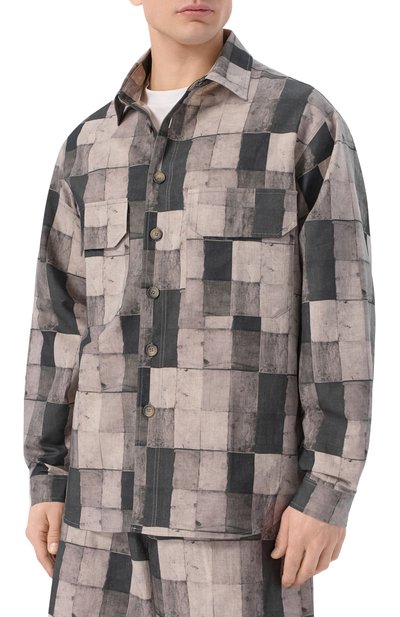 Рубашка изо льна и хлопка WHITE SAND, арт. 26SU20/296, фото 3