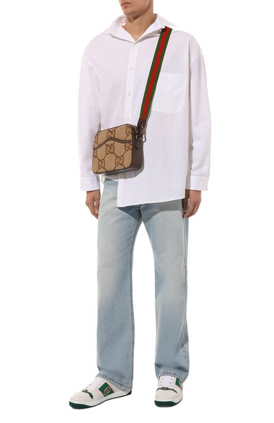 Кожаные кеды screener GUCCI, арт. 765054/AACV8, фото 2