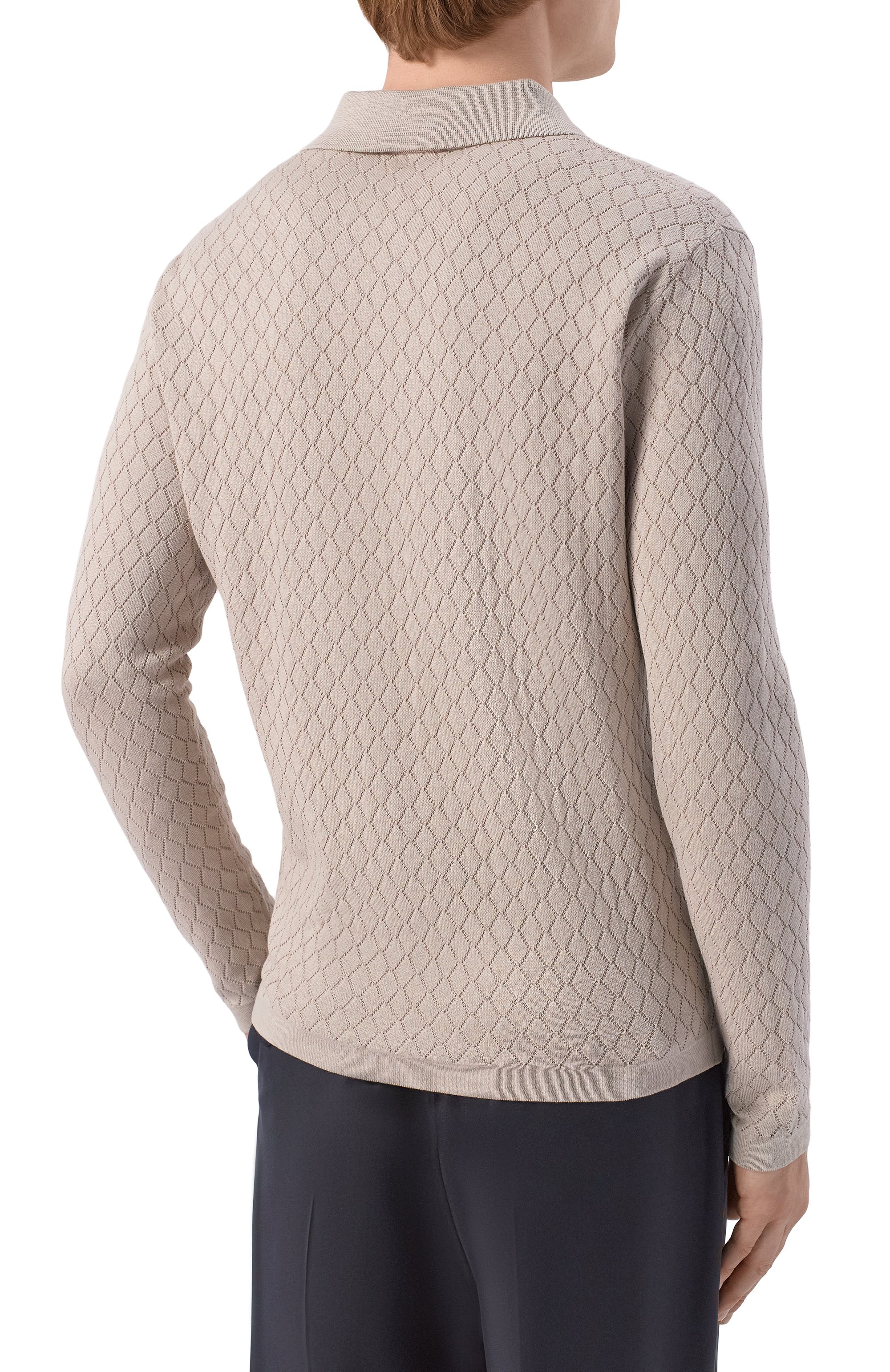 Поло из шелка и хлопка MVST, арт. M26.2PM.K140/Y205 R0MBI 3D, фото 4