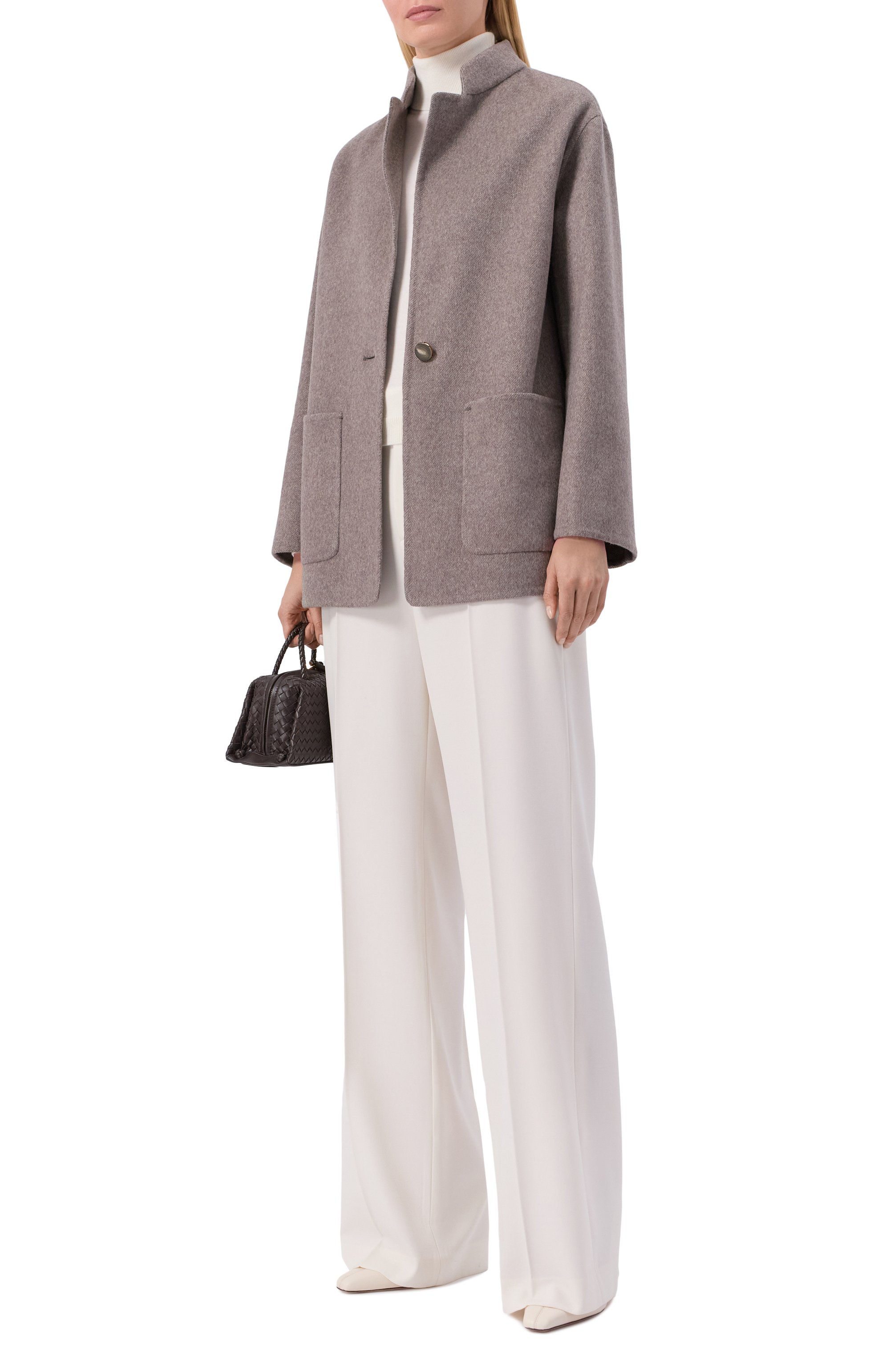 Кашемировое полупальто AGNONA, арт. TF1005E/D7028E, фото 2