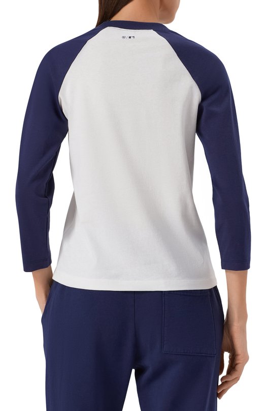 Хлопковый лонгслив Sporty & Rich x LA Dodgers Sporty and Rich T0046627667WH50 Белый  T0046627667WH50 Фото 4