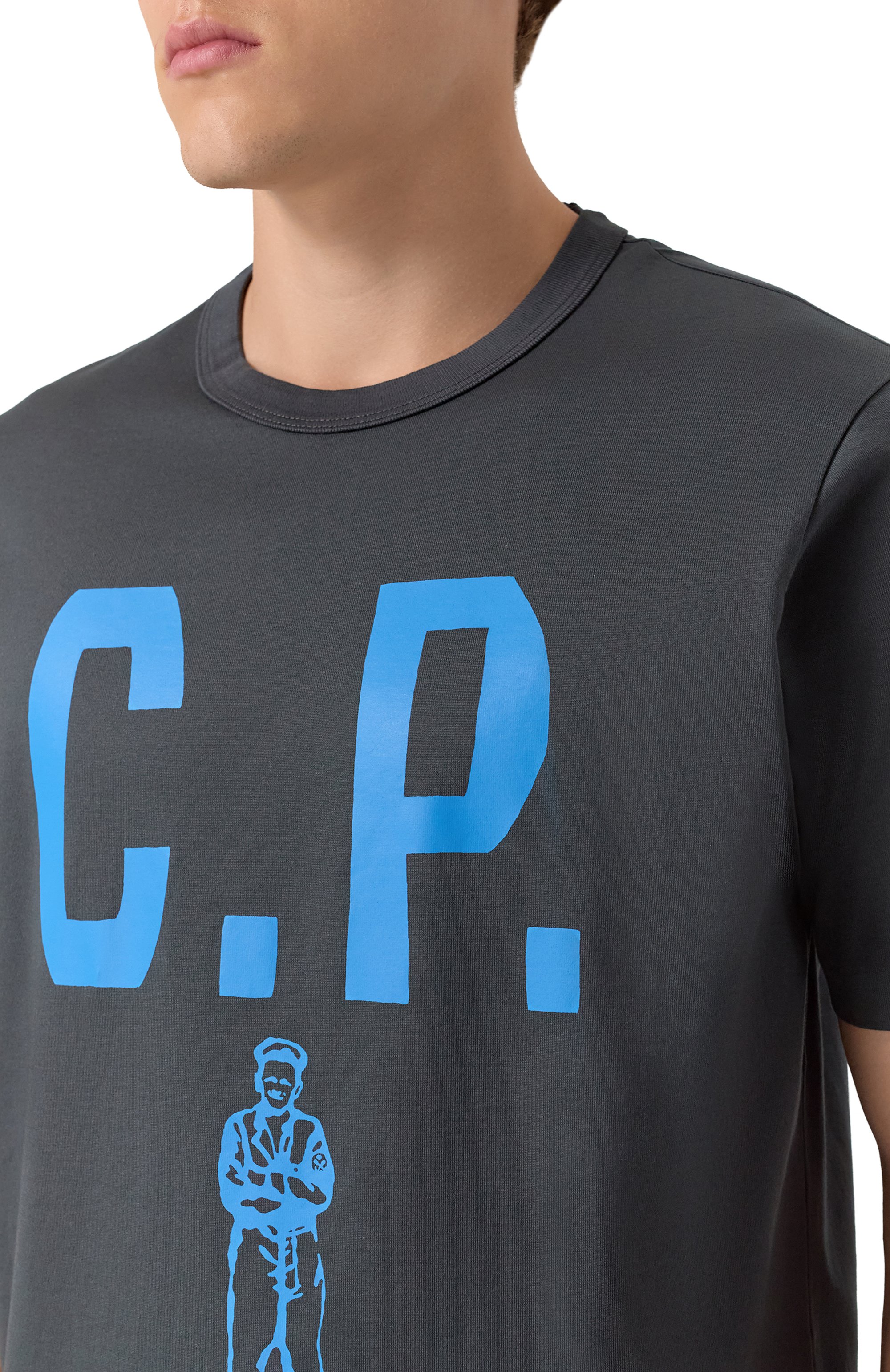 Хлопковая футболка C.P. COMPANY, арт. 19CMTS112A110301W, фото 5