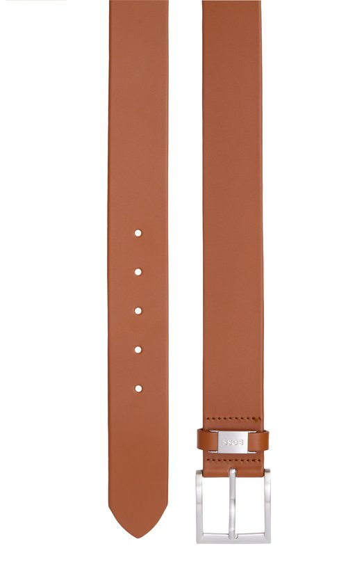 Кожаный ремень BOSS 50475116 Коричневый  50475116 Фото 3