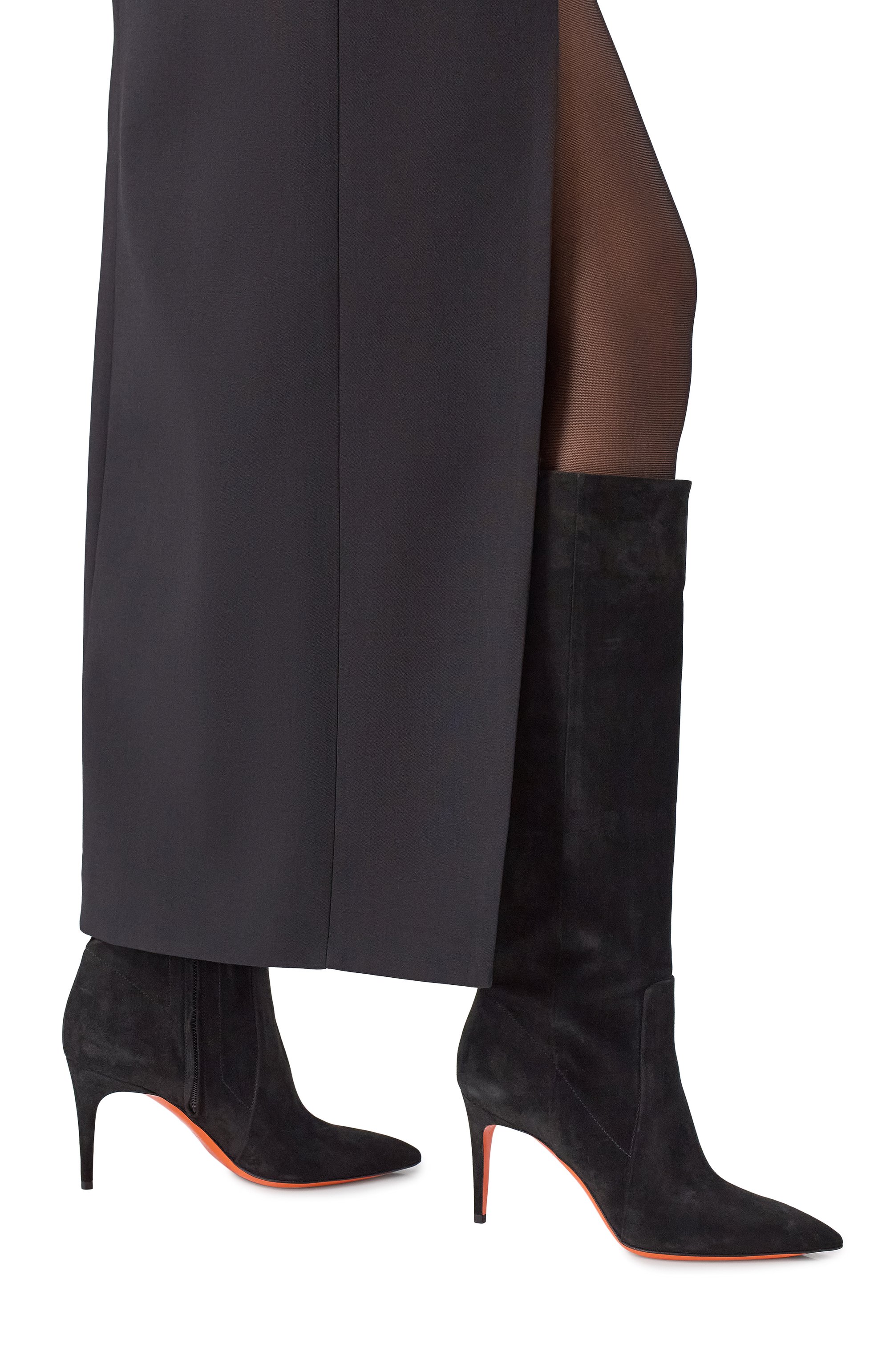 Замшевые сапоги SANTONI, арт. WSIG71836HI2SAEA, фото 3