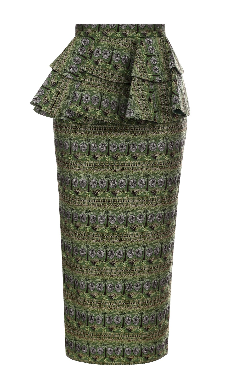 Жаккардовая юбка-карандаш с оборками TATA NAKA, арт. TN20015/JACQUARD, фото 1