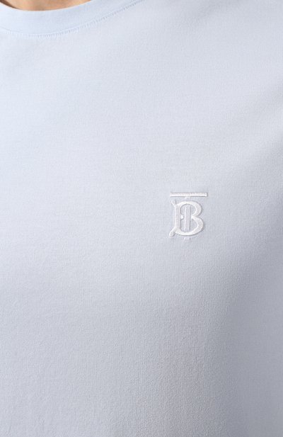 Хлопковая футболка BURBERRY, арт. 8014559, фото 5